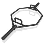 142cm Olympic Hex Barbell Bar Trap Weight Lifting for Gym and Home-Black