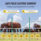 1640Ft 500M Electric Fence Tape Fencing Polytape Horse Cattle Livestock