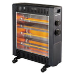 2200W Quartz Radiant Heater - Black