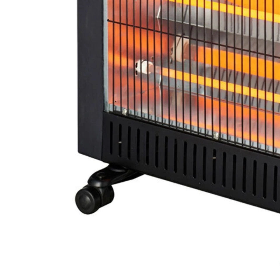 2200W Quartz Radiant Heater - Black