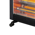 2200W Quartz Radiant Heater - Black