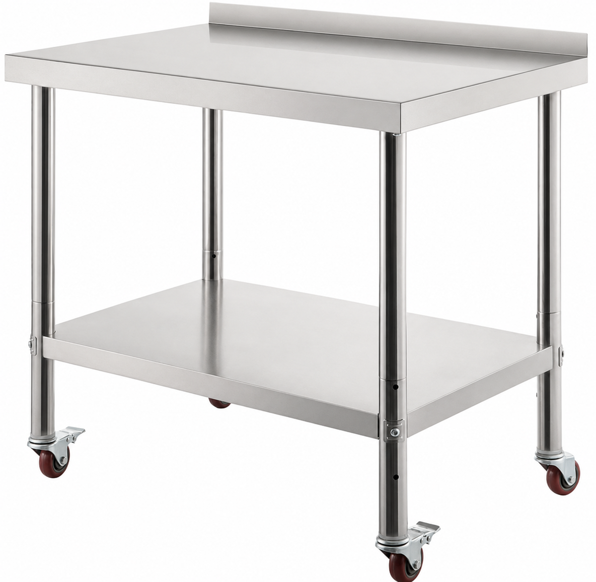 Stainless Steel Prep Table, 30 x 24 x 35 Inch, 440lbs Load Capacity Heavy