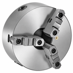 200 mm 3-Jaw Self-Centering Lathe Chuck 2 1/4 in-8 Threaded Backing Plate