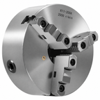 200 mm 3-Jaw Self-Centering Lathe Chuck 2 1/4 in-8 Threaded Backing Plate