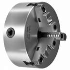 200 mm 3-Jaw Self-Centering Lathe Chuck 2 1/4 in-8 Threaded Backing Plate