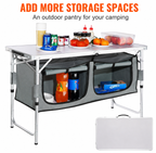 Camping Kitchen Table, Quick set-up Folding Camping Table with A Carrying