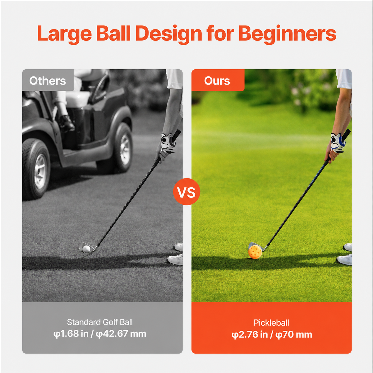 Backyard Golf Game 9 Hole Portable Bucket Golf Game for Kids and Adults