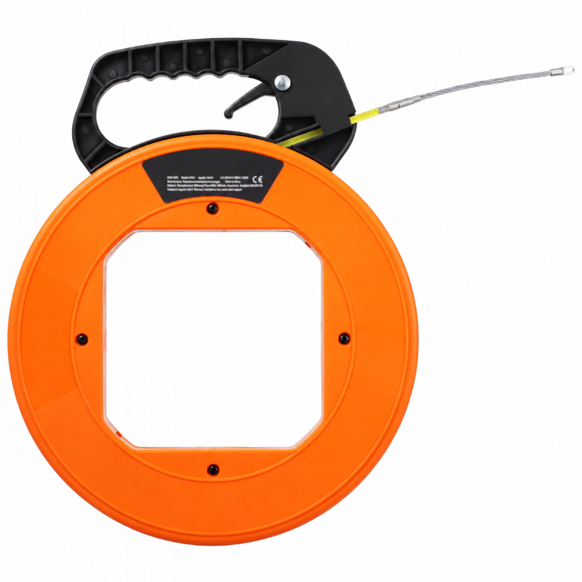 Fish Tape Wire Cable Line Puller 30.5m 1.58mm Fiberglass High Plastic Case