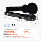 Electric Guitar Hard Case 1050 mm With Lock And Keys for LES Paul Guitars