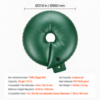 Tree Watering Ring 4 Packs 20 Gallons Slow Release Tree Water Bag Durable