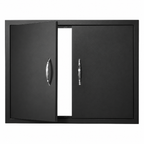 BBQ Access Door, 788x610 mm Double Outdoor Kitchen Door, Cold Plate Flush