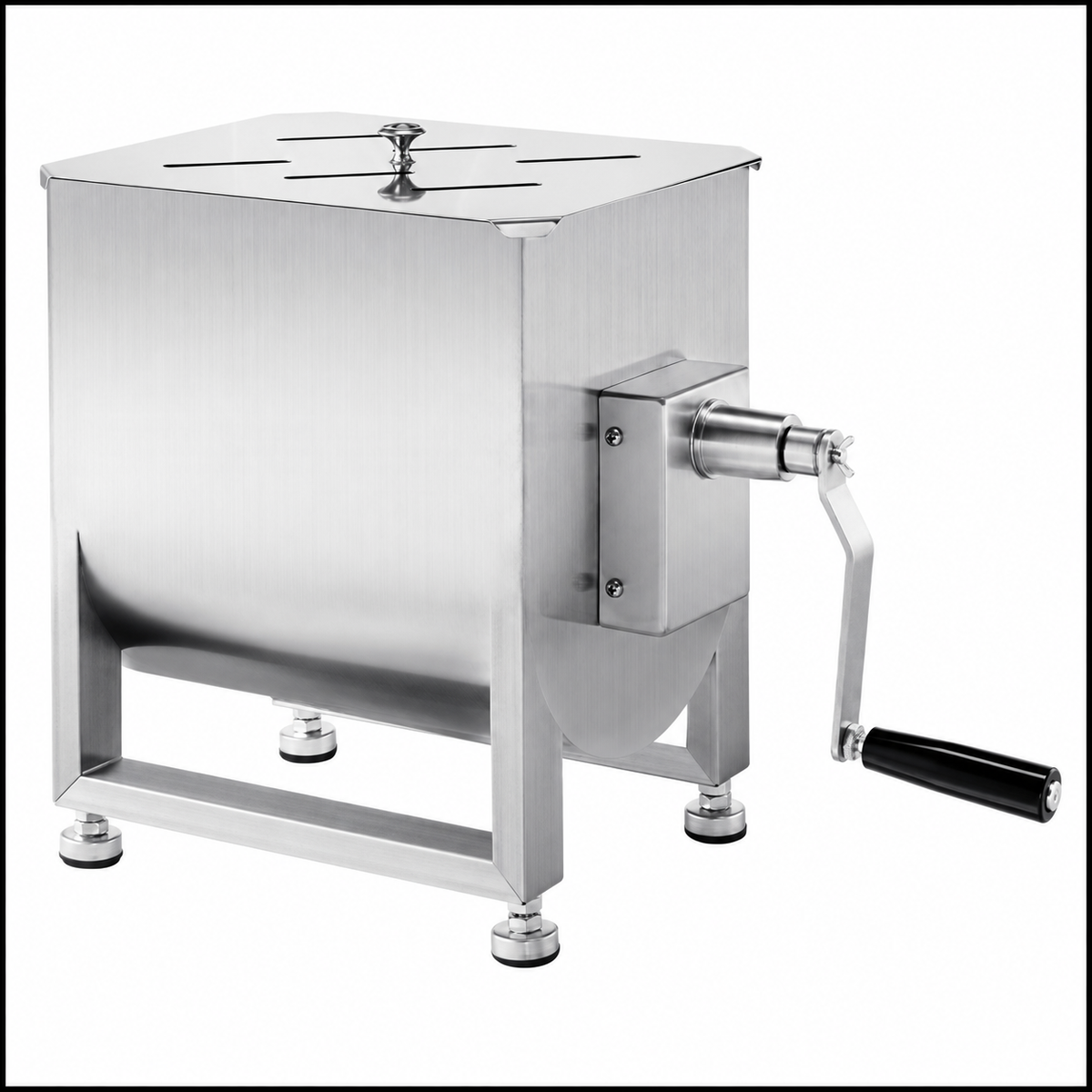 Manual Meat Mixer 30L Fixed Tank Mixing Max 30LB for Meat Sausage Mixer