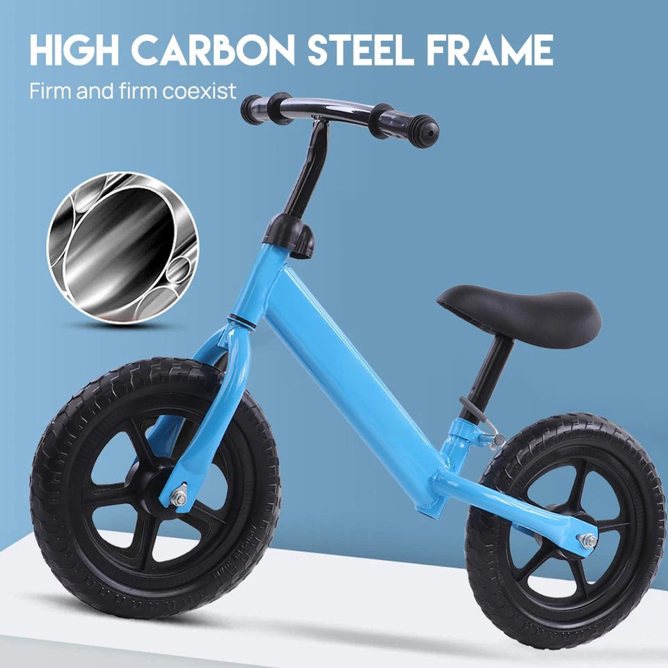 Kids Balance Bike Ride on Toys Push Bicycle 12" Children Outdoor Toddler Safe