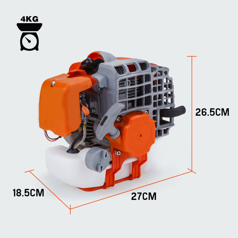 Commercial 2-Stroke Engine for Post Hole Digger with Maxi-Flex Housing