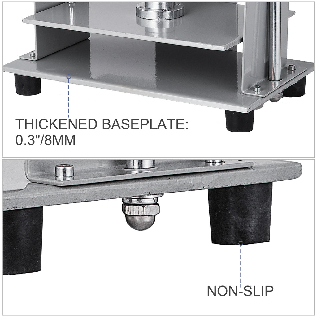 Steel Bookbinding Press Machine with 12" x 8.7" Area for A4 Paper