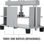 Steel Bookbinding Press Machine with 12" x 8.7" Area for A4 Paper