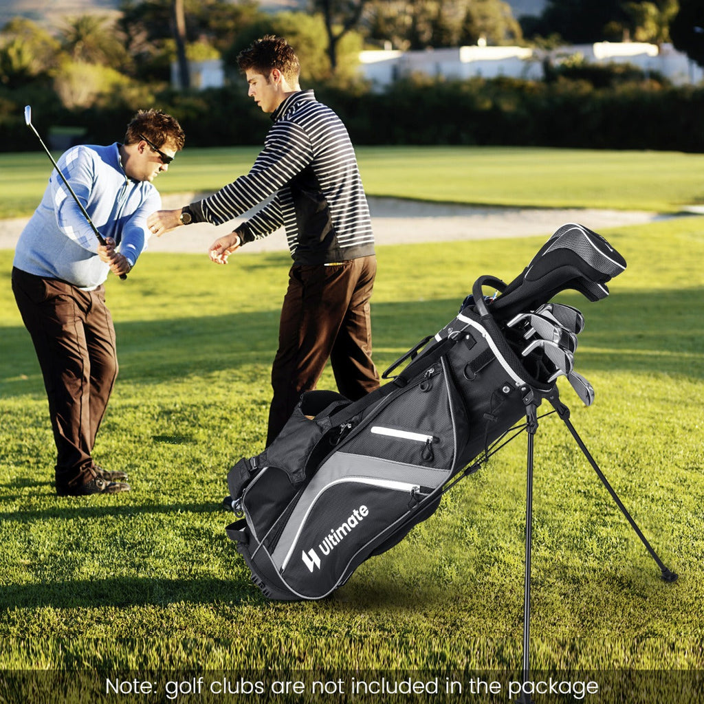 Golf Club Bag with 14 Way Top Dividers for Men and Women-Grey
