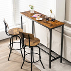 120 x 40 cm Industrial High Bar Table for Kitchen & Cafe & Pub