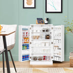17-Tier Buffet Cupboard for Dining Room, Living Room & Entryway