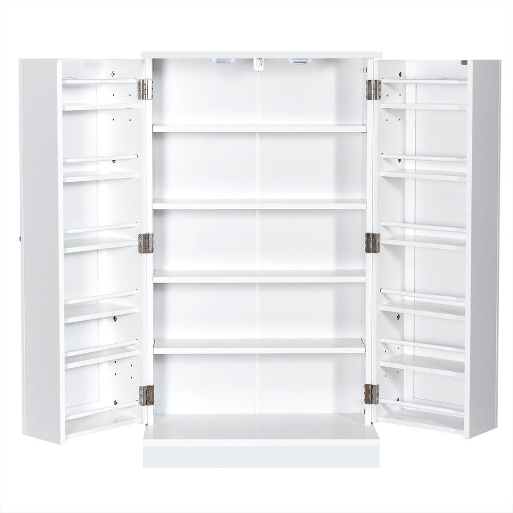 17-Tier Buffet Cupboard for Dining Room, Living Room & Entryway