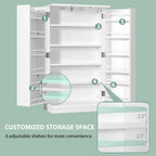 17-Tier Buffet Cupboard for Dining Room, Living Room & Entryway