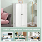 17-Tier Buffet Cupboard for Dining Room, Living Room & Entryway