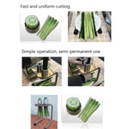 Manual Cucumber Cutter Carrot Stick Maker Commercial Vegetable Slicer for Sushi