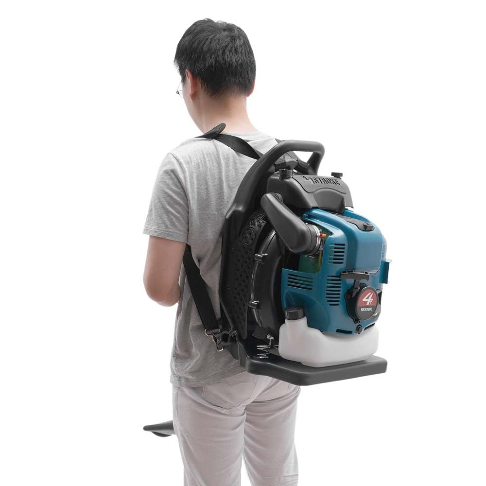 Petrol Leaf Blower 4 Stroke 75.6CC Ergonomic Backpack Commercial&home 331.2km/h