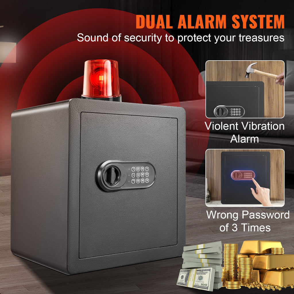 50L Security Safe Box with Digital Lock for Home & Office
