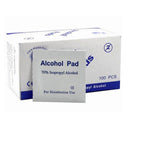 500Pcs 75% Alcohol Pad Antiseptic Swab Wipes Disposable Nail Cleanser Skin Prep