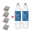 2Pcs X LG LT700P ADQ36006101 With LT120F Pure N Fresh COMBO PACK for GF-L613PL