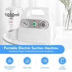 Portable Suction Emergency Machine Medical Aspirator Silent Vacuum Pumping Unit