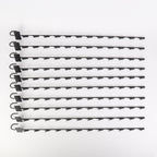 10x Metal Snack Hanging Strips Store Supermarket Shelf Merchandising Clip Strip