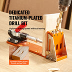 Adjustable Pocket Hole Jig Kit for Precise Woodworking and Joinery