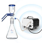 Lab Vacuum Filtration Pump Oilless Vacuum Diaphragm Pump w/ Rubber Tube 10L/min