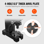 1 Ton Manual Arbor Press for Metal, Leather, and Handicraft Processing