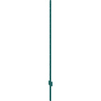 5 Ft U-Channel Metal Fence Posts, Set of 10, Durable Green
