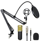 BM800 Home Studio Recording Kit Condenser Microphone Set w/Adjustable Stand