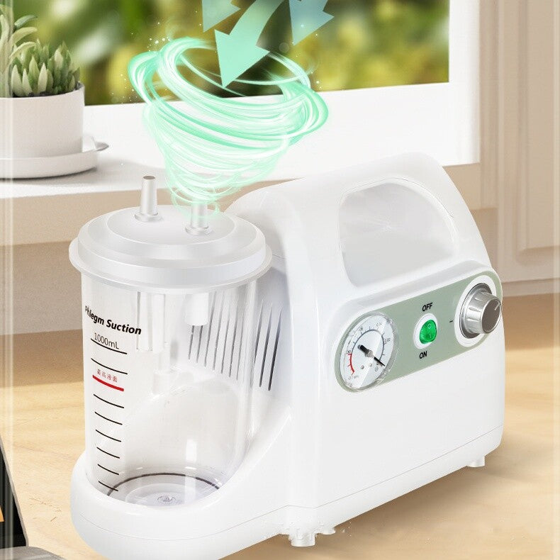 Portable Suction Emergency Machine Medical Aspirator Silent Vacuum Pumping Unit