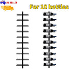 Wall Mounted Wine Rack Liquor Holder Organizer Industrial Storage Display Shelf