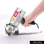 Electric Cloth Cutter Fabric Cutting Machine Round Blade Octagonal Knife