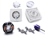 Exhaust Fan 6" Ventilation Fan Window Wall Mount Vent Fan for Kitchen Bathroom