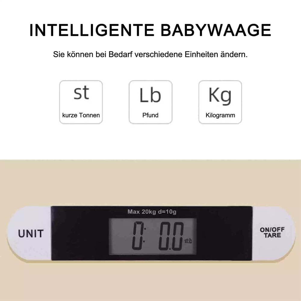 20kg Electronic Digital Infant Baby Pet Scales Pediatric Weight Tracker LED