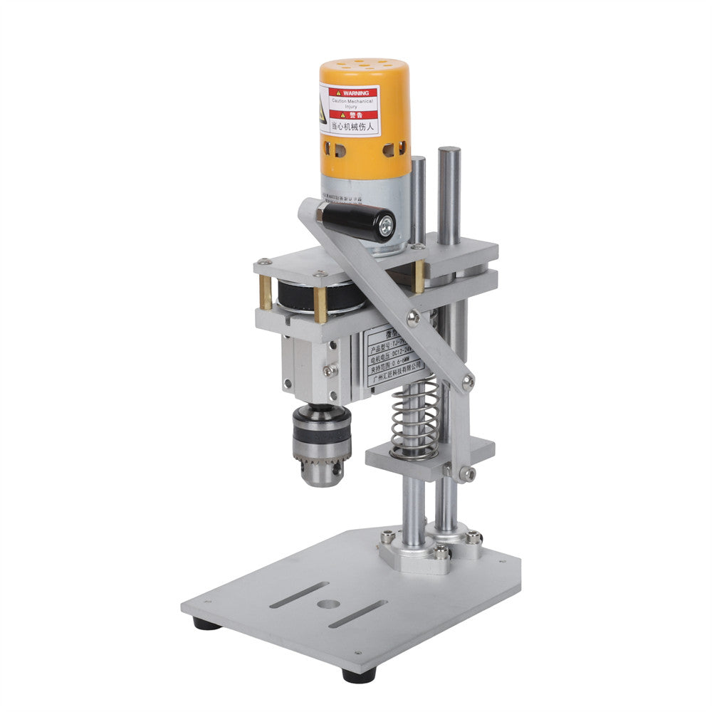 Electric Bench Drill 7 Speed Drilling Machine w/ 10pcs  2.0-6.0 mm Drill Bits