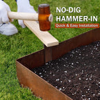 6Pcs 6M Landscape Lawn Edging Garden Edging Borders Yard Patina Garden Border AU