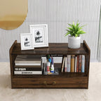 Meditation Altar Table for Spiritual Puja Table with Drawer Bamboo Furniture