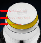 9L Pressure Cooker Thicken Explosion-Proof 304 Stainless Steel One Hand Locking