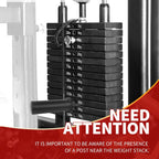 Weight Stack Pin Gym Equipment Weight Loading Extender Pin for Cable Machine