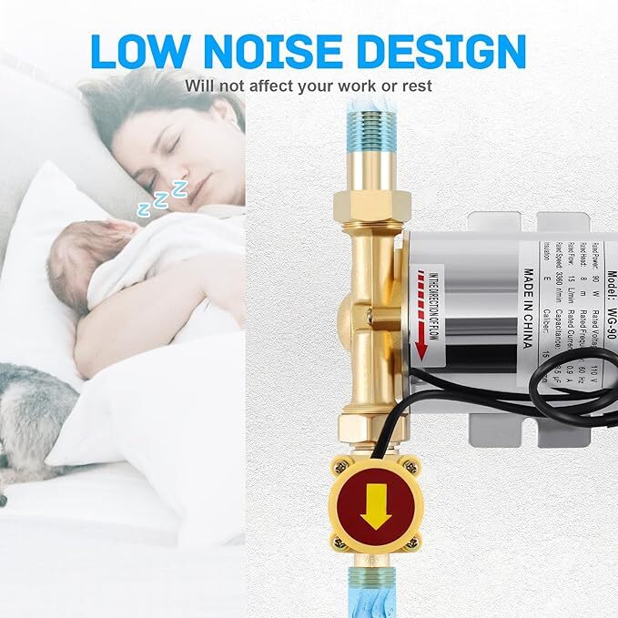 New 150W Stainless Steel Automatic Boost Pump Tap Shower Pressure Water Booster