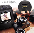 Film Scanner 35mm 135mm Slide Digital Film Converter Negative Photo Scanner AU